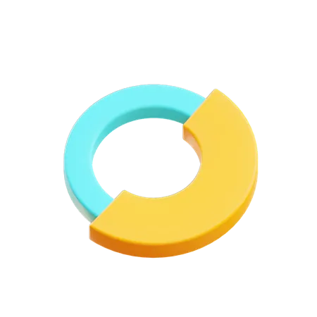 Kuchendiagramm  3D Illustration