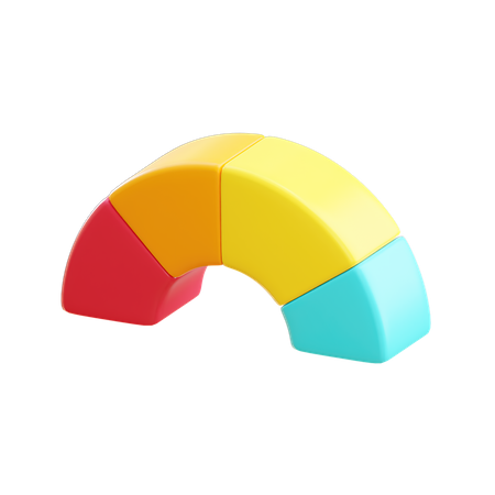 Kuchendiagramm  3D Illustration