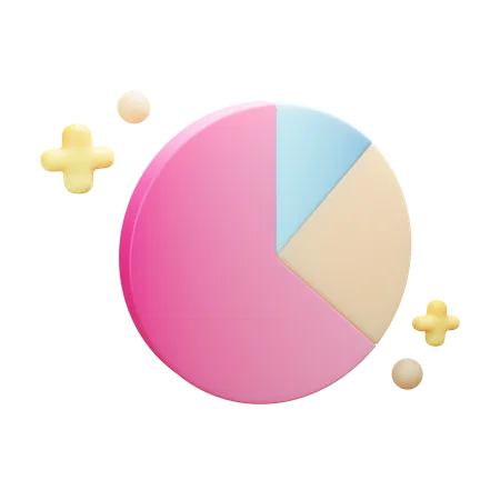 Kuchendiagramm  3D Illustration