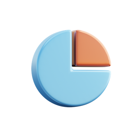 Kuchendiagramm  3D Illustration