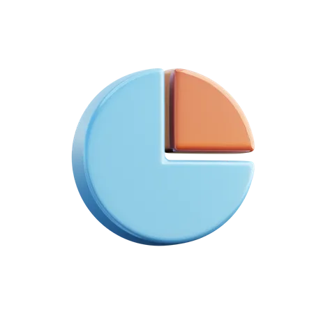 Kuchendiagramm  3D Illustration