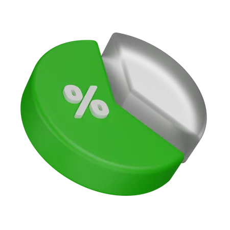 Kuchendiagramm  3D Illustration