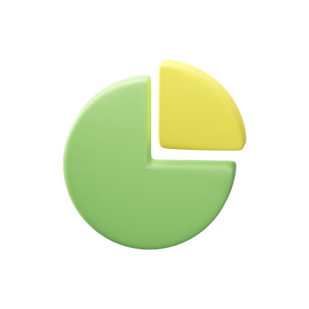 Kuchendiagramm  3D Illustration