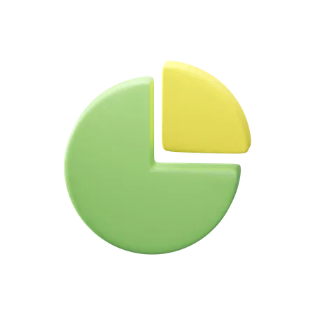 Kuchendiagramm  3D Illustration