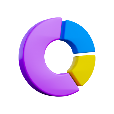 Kuchendiagramm  3D Illustration