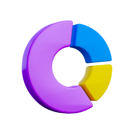 Kuchendiagramm  3D Illustration