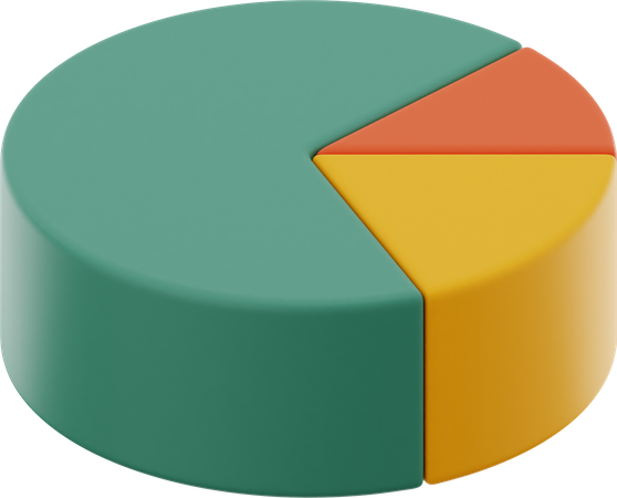 Kuchendiagramm  3D Illustration