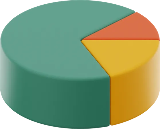 Kuchendiagramm  3D Illustration