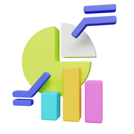 Kuchendiagramm  3D Icon