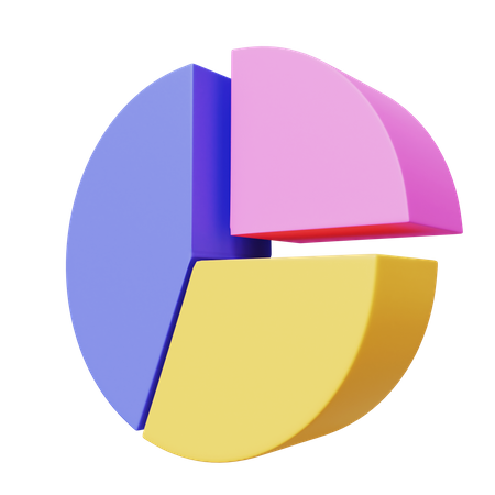 Kuchendiagramm  3D Icon