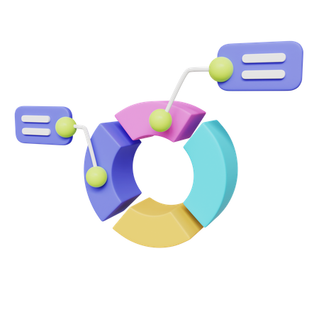 Kuchendiagramm  3D Icon