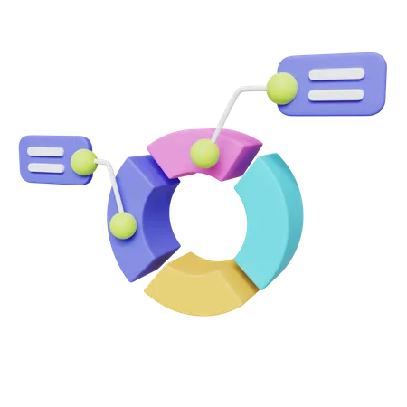 Kuchendiagramm  3D Icon