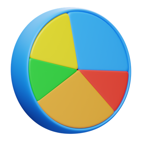 Kreisdiagramm  3D Icon