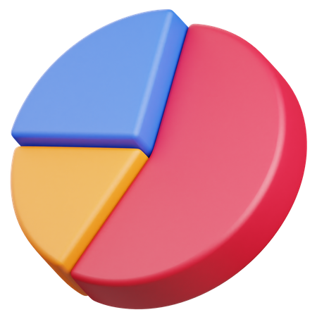 Kuchendiagramm  3D Icon