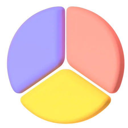 Kuchendiagramm  3D Icon