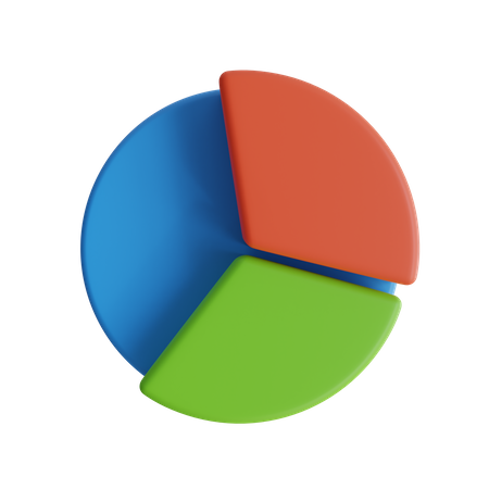 Kuchendiagramm  3D Icon