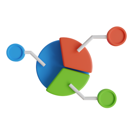 Kuchendiagramm  3D Icon