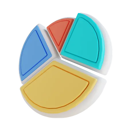 Kuchendiagramm  3D Icon
