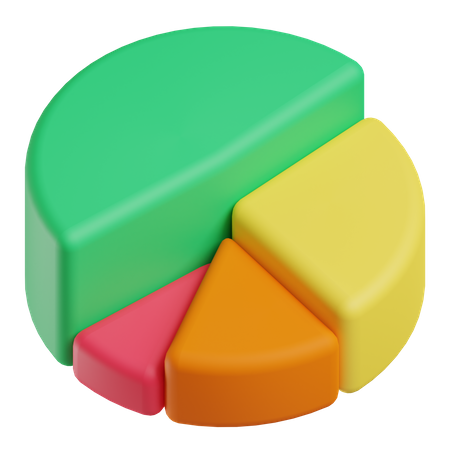 Kuchendiagramm  3D Icon