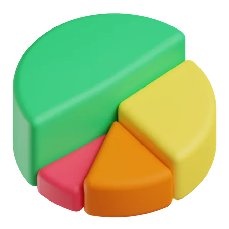 Kuchendiagramm  3D Icon