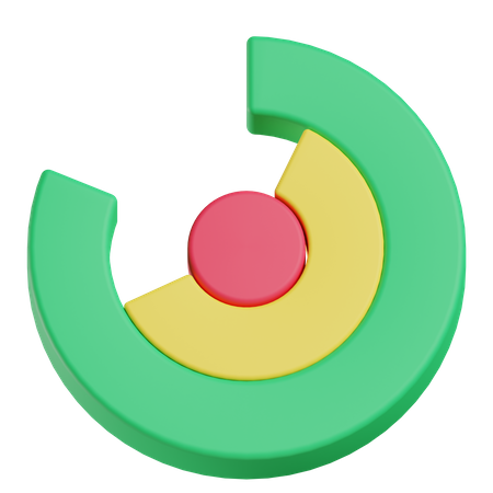 Kuchendiagramm  3D Icon