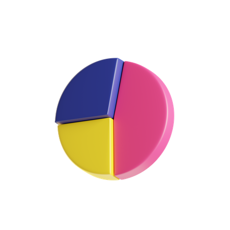 Kuchendiagramm  3D Icon