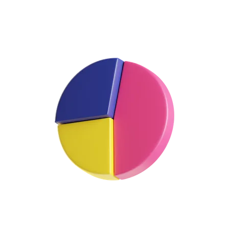 Kuchendiagramm  3D Icon