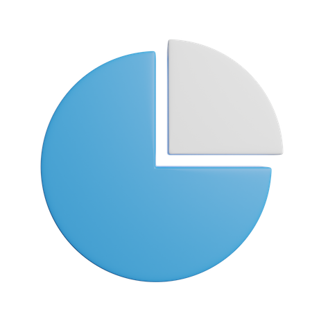 Kuchendiagramm  3D Icon