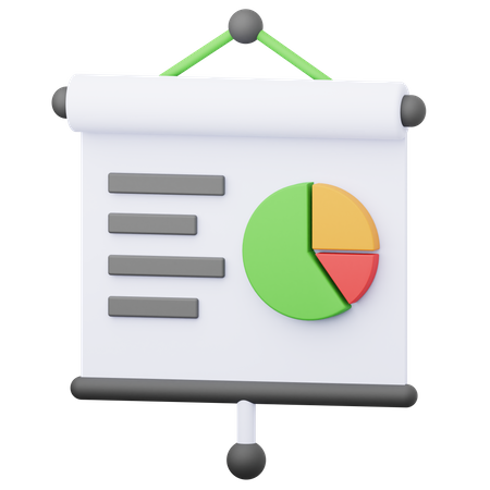 Kuchendiagramm  3D Icon