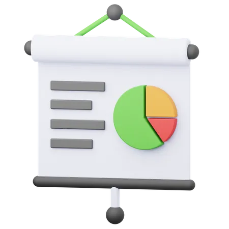 Kuchendiagramm  3D Icon