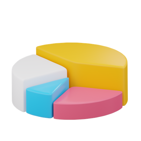 Kuchendiagramm  3D Icon