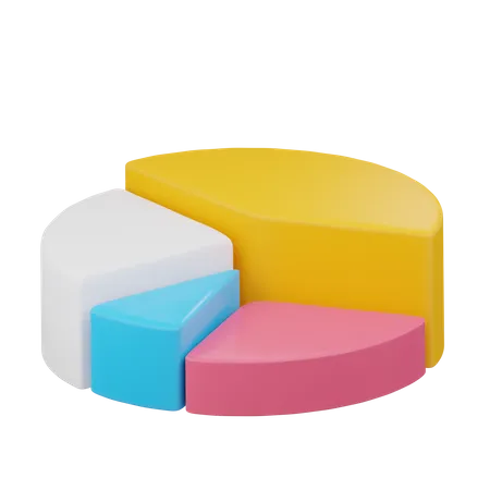 Kuchendiagramm  3D Icon