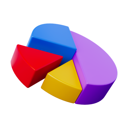 Kuchendiagramm  3D Icon