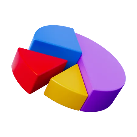 Kuchendiagramm  3D Icon