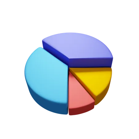 Kuchendiagramm  3D Icon