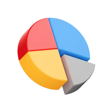 Kuchendiagramm  3D Icon