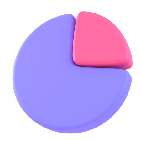 Kuchendiagramm  3D Icon