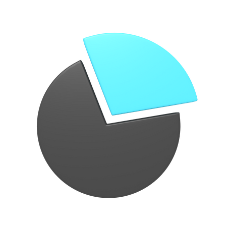 Kuchendiagramm  3D Icon