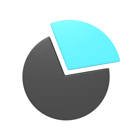 Kuchendiagramm  3D Icon