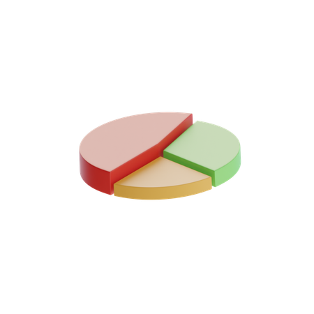 Kuchendiagramm  3D Icon