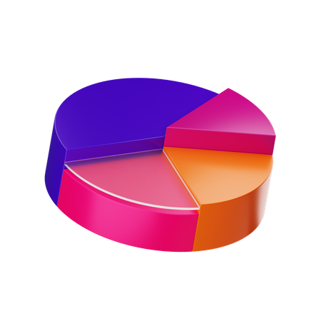 Kuchendiagramm  3D Icon