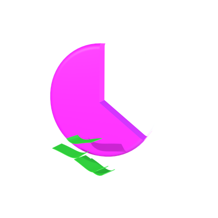 Kuchendiagramm  3D Icon