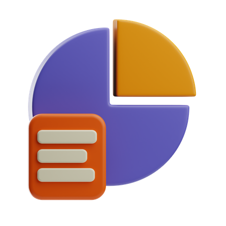 Kuchendiagramm  3D Icon