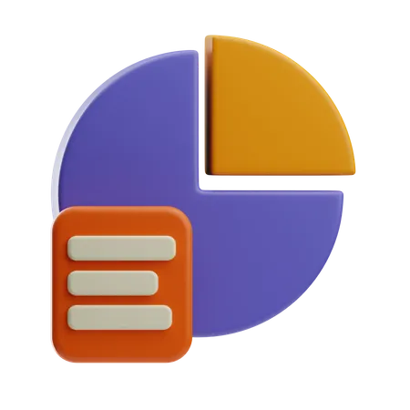 Kuchendiagramm  3D Icon