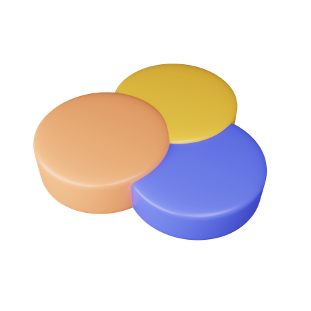 Kuchendiagramm  3D Icon