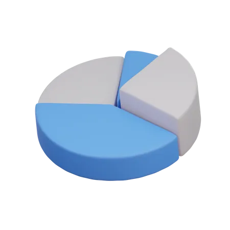 Kuchendiagramm  3D Icon