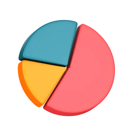 Kuchendiagramm  3D Icon