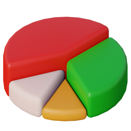 Kuchendiagramm  3D Icon