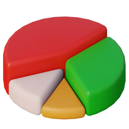 Kuchendiagramm  3D Icon