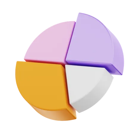 Kuchendiagramm  3D Icon